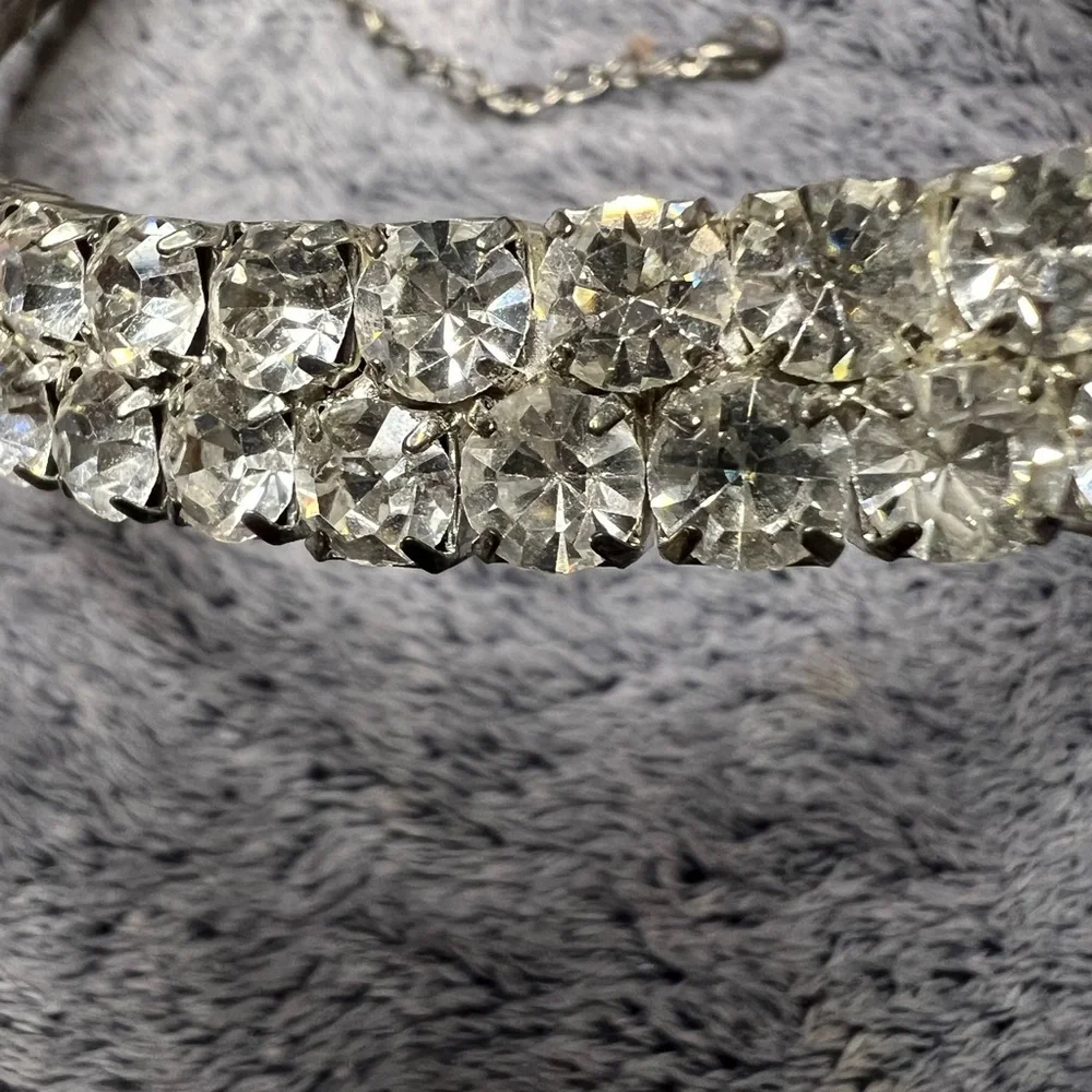Vintage Single, Double and Triple Rows Rhinestone Choker Collection
